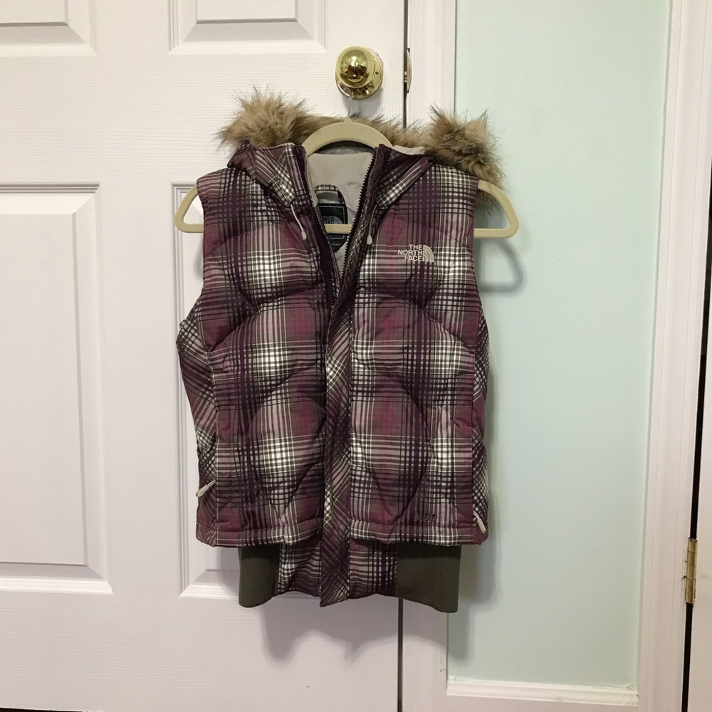 The North Face 100% down thick down vest